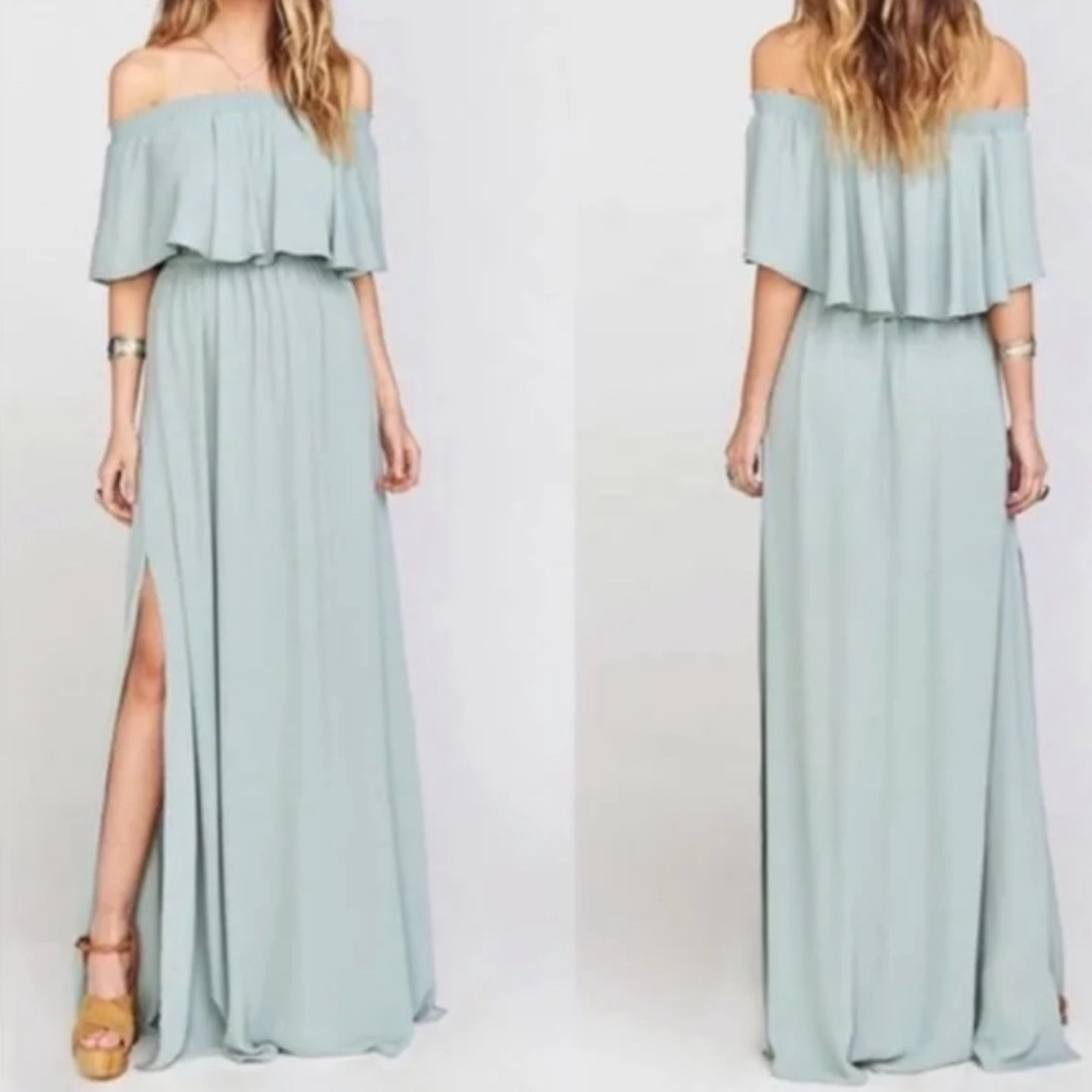 Show Me Your MuMu Sage Green Maxi Dress - Picture 6 of 6
